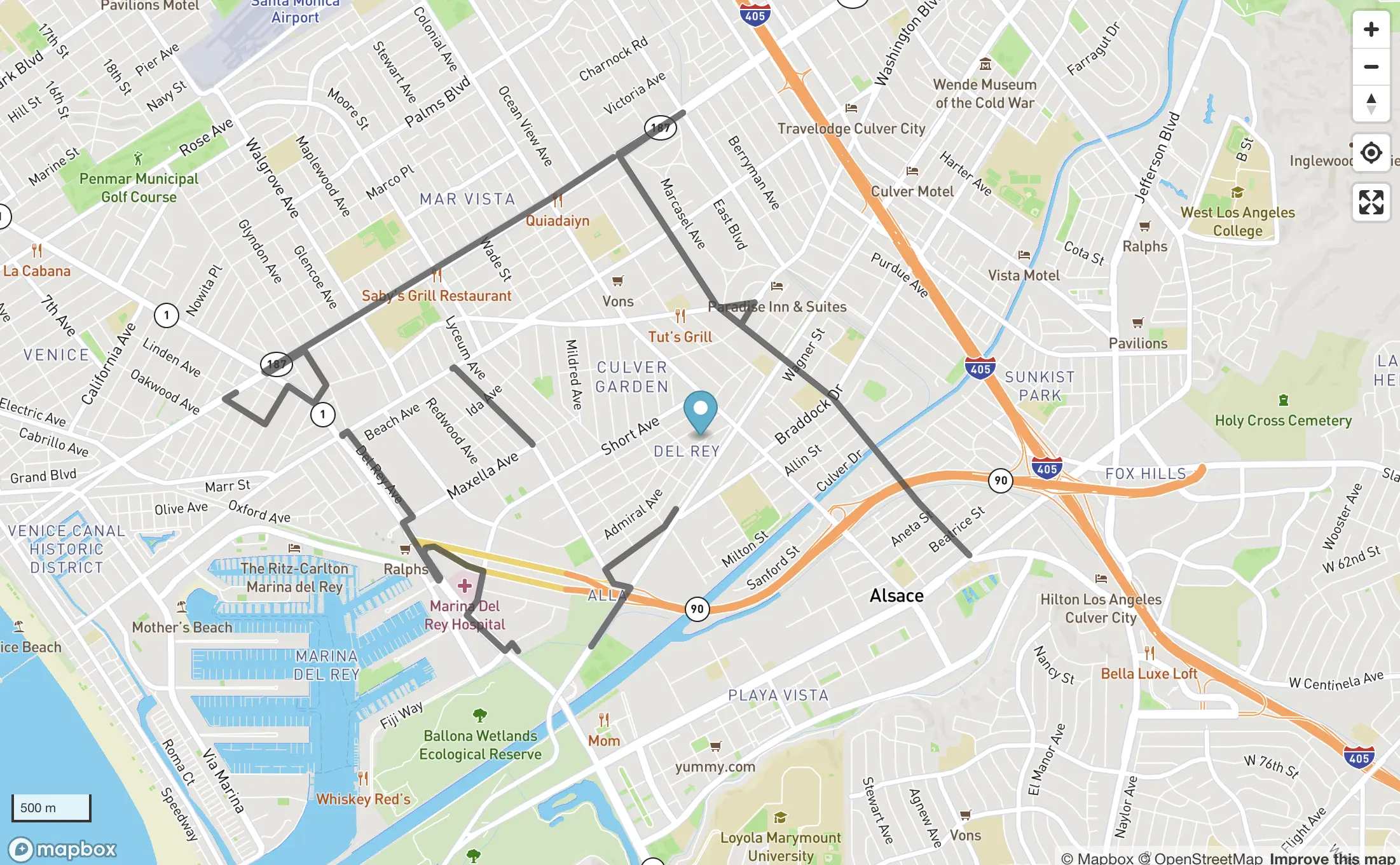 Safe Streets Map Interface